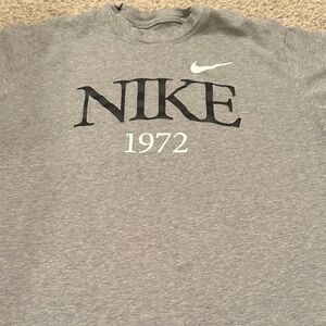 Nike Women’s  Gray loose fit tshirt with 1972 Print